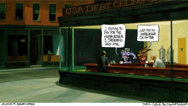Hopper Debt 600wide Edward Hopper and the Trillion Dollar Coin cartoons